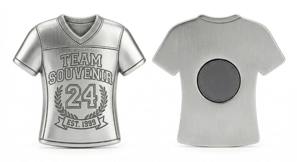 Магнит металлический футболка