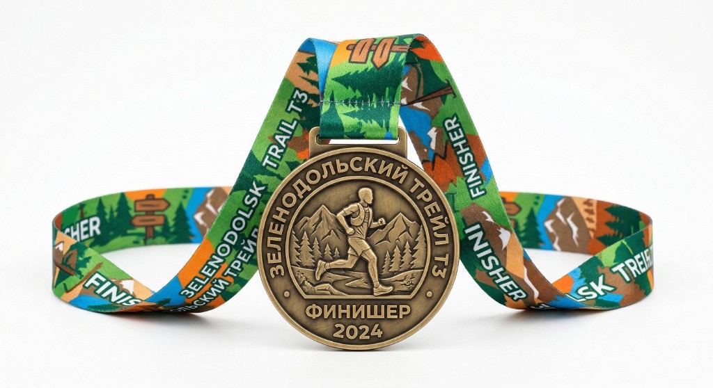 Медаль Зеленодольский трейл Т3