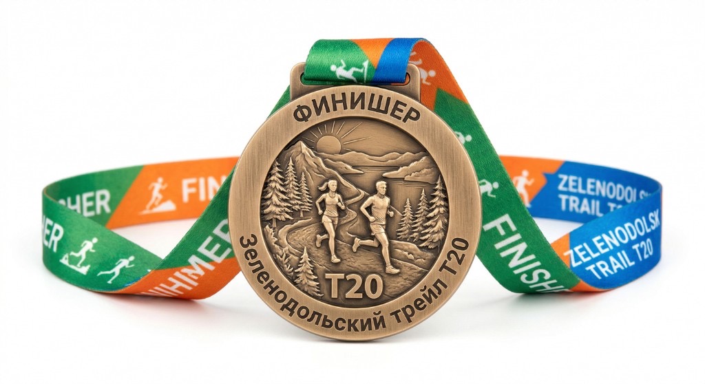 Медаль Зеленодольский трейл Т20